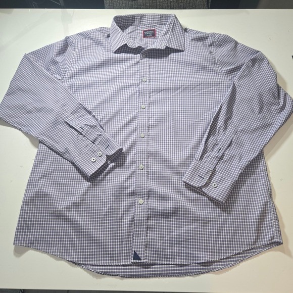 UNTUCKit Other - UNTUCKit Marcano Purple Gingham Button Down Shirt Mens XX-Large Regular Fit